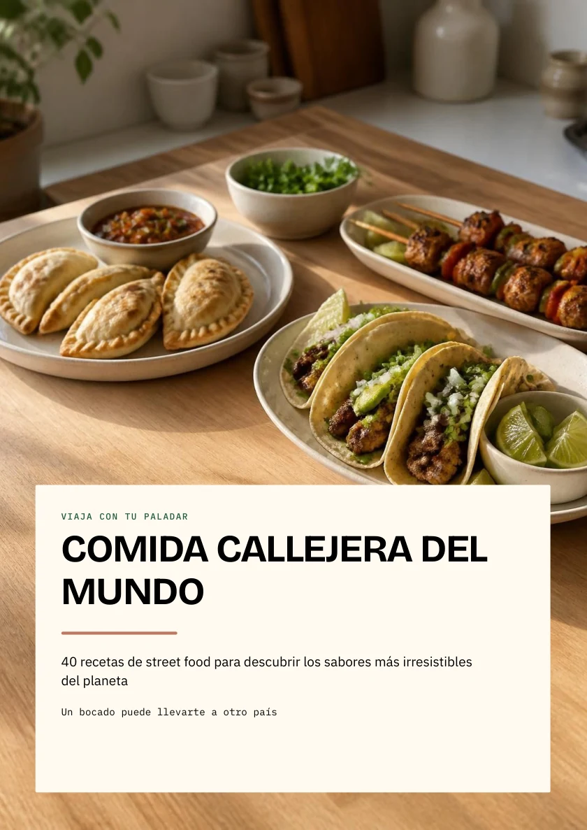 Portada original del bono Comida Callejera del Mundo